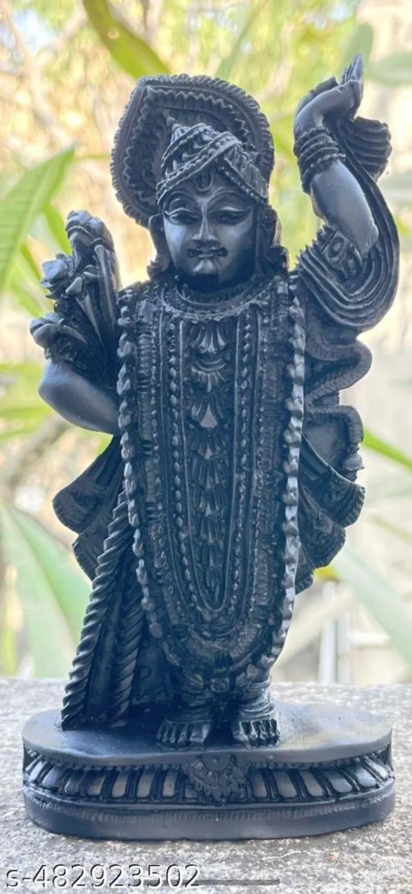 Pack_Of_2_Nathdwara_Srinathji_Swaroop_Darshan_Swaroop_Lord_Krishna_Statue_Sculpture_For_Home_Office_Bedroom_Living_Room_Size_Height_6_Inch_Lenghth_3_Inch_Material_Marble_Dust