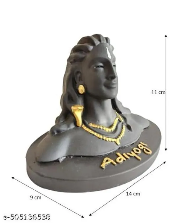 Pack_Of_2_Adiyogi_Shiva_Statue_For_Car_Dashboard_Home_Decor_Spiritual_Idol_Ceramic_Miniature_Options