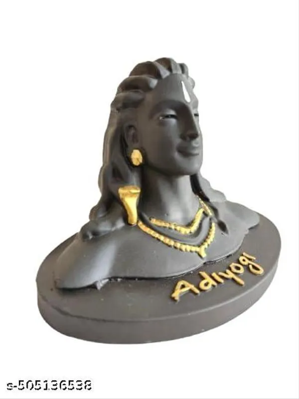Pack_Of_2_Adiyogi_Shiva_Statue_For_Car_Dashboard_Home_Decor_Spiritual_Idol_Ceramic_Miniature_Options