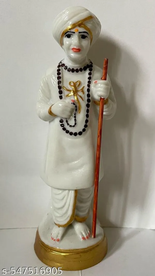 Virpur_Jalaram_Bapa_Idol_7.5_Inch_Handcrafted_Decorative_Statue_For_Home_Office_Mandir_Gift_Collectible_Use_Traditional_Indian_Art