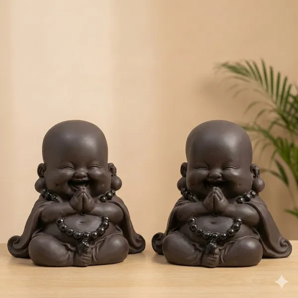 Pack_Of_2_Buddha_Statue_Laughing_Buddha_Smiling_Little_Buddha_Marble_Dust_Buddha_Statue_Little_Monk_Figurine_Cute_Baby_Buddha_For_Home_Office_Car_Decors_Gift_Crafts_And_Arts_Black_Maala