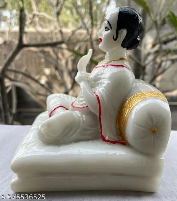 Mahaprabhuji_Shri_Vallabhacharyaji_Champaranya_Mahaprabhuji_Nathdwara_Mahaprabhuji_Idol_Marble_Dust_Resin_Height_5Inch_Lenght_3_5Inch_Marble_Type