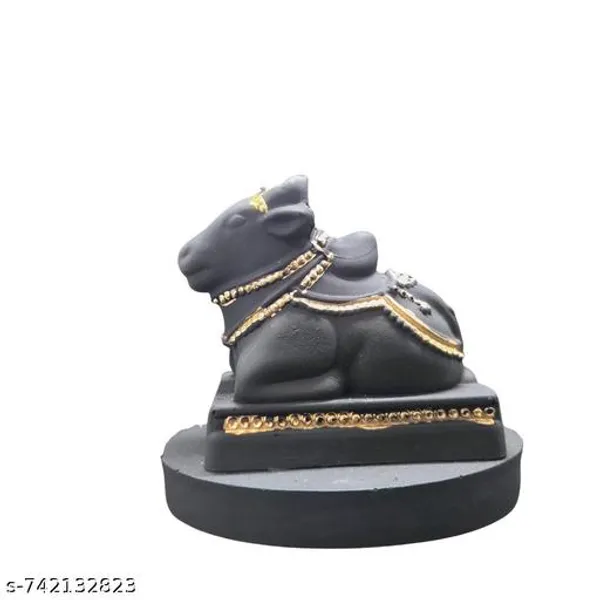 Pack_Of_2_Sacred_Nandi_Maharaj_Idol_Black_Golden_Shiv_Vahan_Statue_For_Home_Temple_Pooja