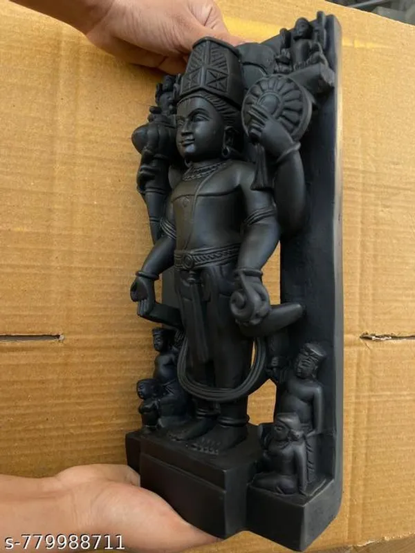 Black_Dwarikadhish_Ji_Murti_Idol_For_Home_Temple_Shri_Krishna_Dwarkadhish_Statue_Pooja_Room_Decorative_Spiritual_Showpiece