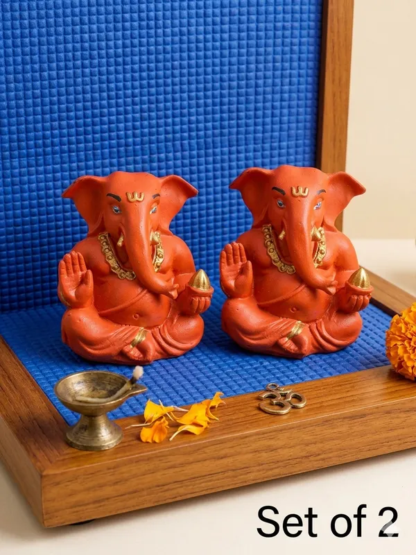 Pack_Of_2_Poly_Resin_Ganesha_Statue_Perfect_For_Car_Dashboard_Office_Desk_Shelves_And_Home_Decor_Ideal_Housewarming_Gift_Orange