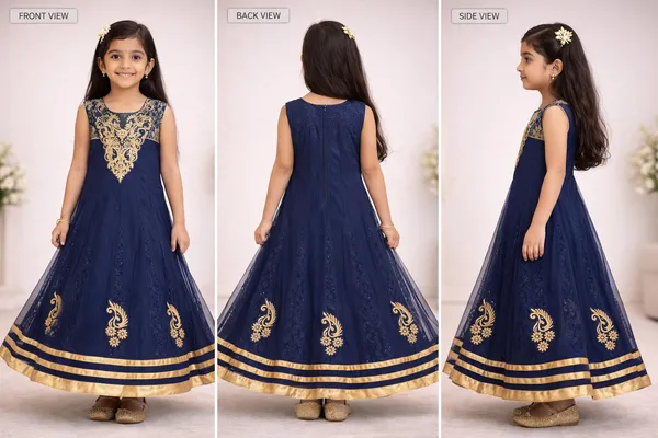 Navy_Blue_Anarkali_Gown_For_Girls_With_Gold_Embroidery