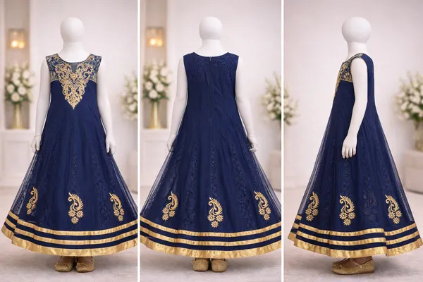 Navy_Blue_Anarkali_Gown_For_Girls_With_Gold_Embroidery