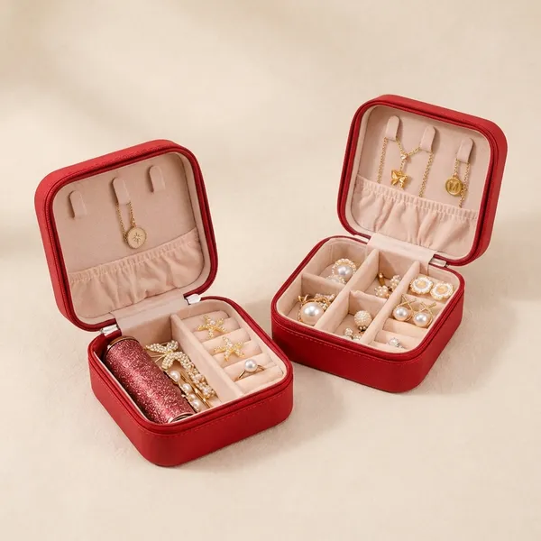 Premium_Red_Jewelry_Organizer_Box_-_Portable_Travel_Jewelry_Case_With_Multiple_Compartments