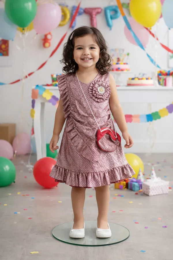 Girls_Grey_&_Red_Metallic_Shimmer_Party_Dress_With_Crossbody_Bag