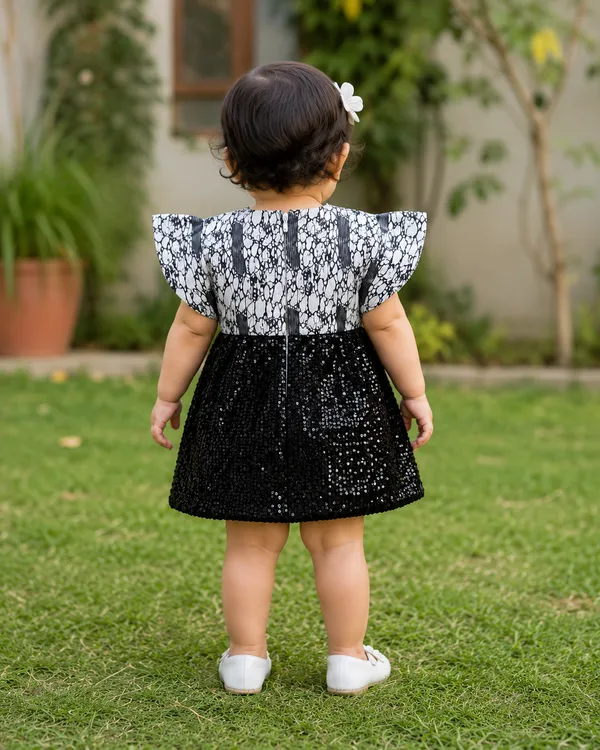 Black_&_White_Sequin_Party_Dress_for_Baby_Girls