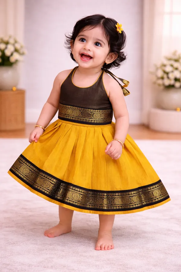 Navy_Blue_Traditional_Sleeveless_Pattu_Pavadai_Ethnic_Dress_For_Baby_Girls