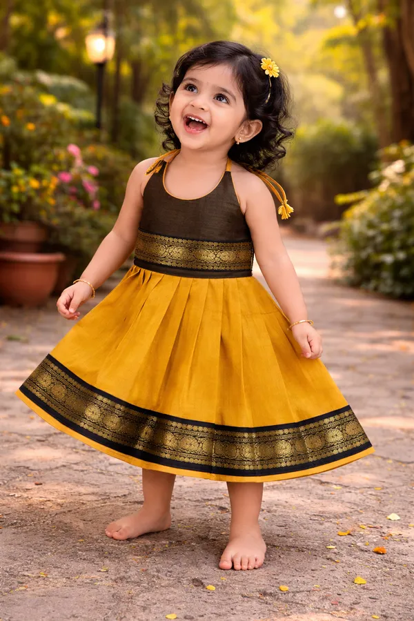 Navy_Blue_Traditional_Sleeveless_Pattu_Pavadai_Ethnic_Dress_For_Baby_Girls