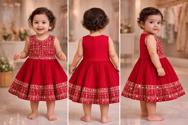 Red_Ethnic_Party_Wear_Dress_For_Girls