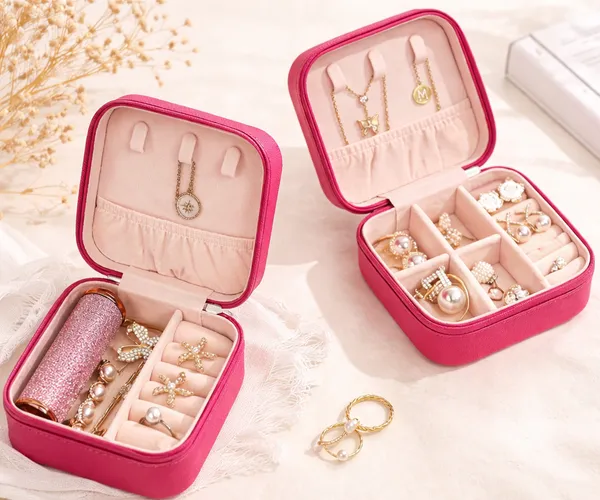 Rani_Pink_Travel_Jewelry_Organizer_Box_With_Compartments