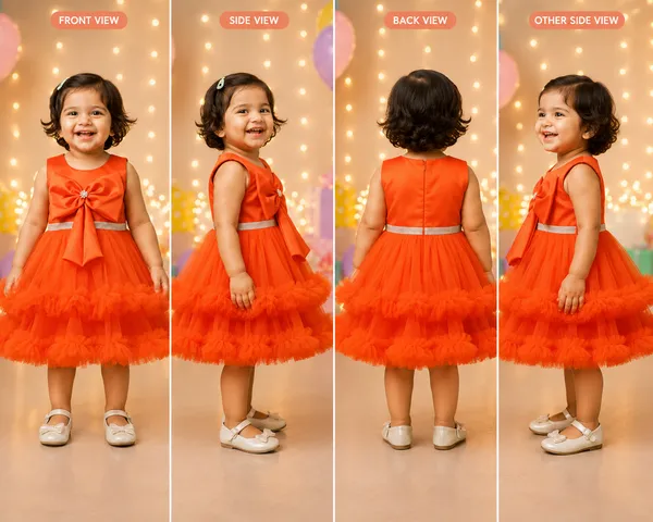 Girls_Bright_Orange_Party_Wear_Net_Frock