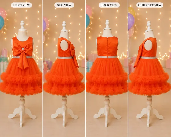 Girls_Bright_Orange_Party_Wear_Net_Frock