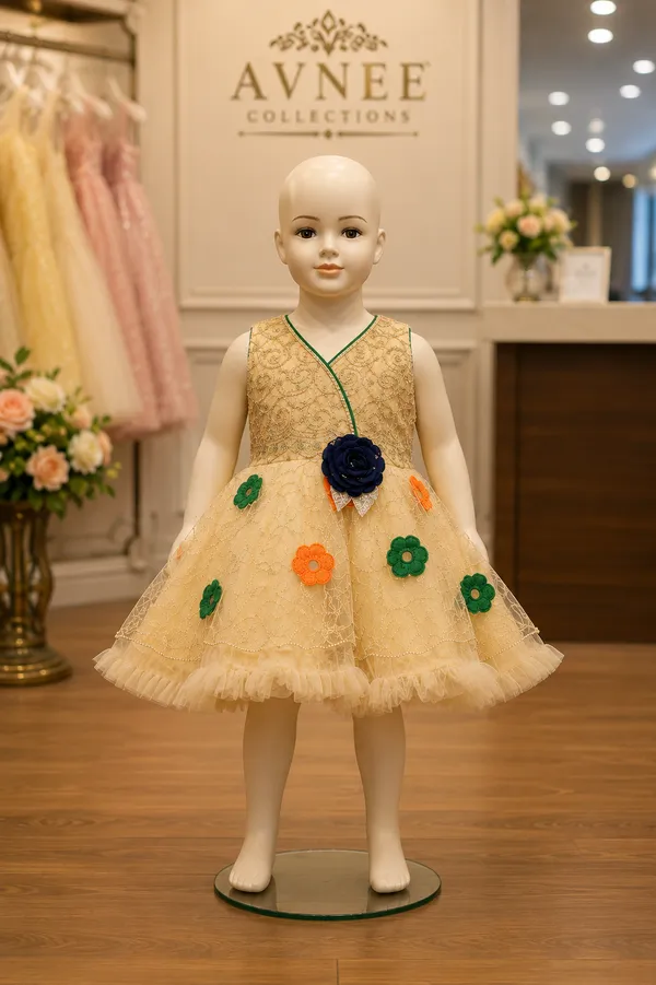 Girls_Cream_Floral_Party_Wear_Frock_(Clearance_Sale)