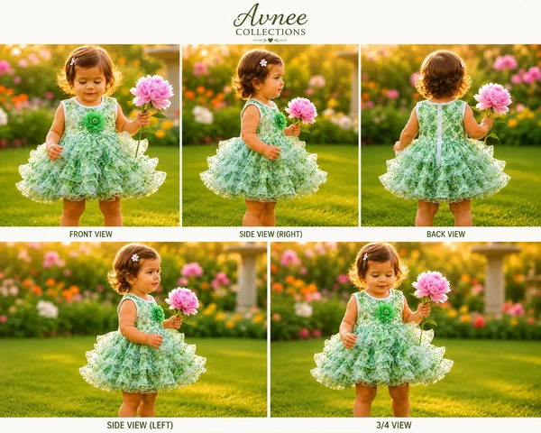 Girls_Green_Floral_Layered_Party_Wear_Frock