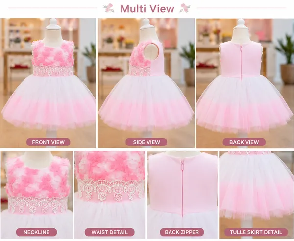 Girls_Light_Pink_&_White_Party_Wear_Net_Frock