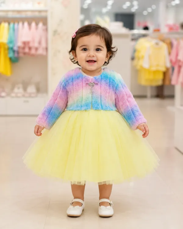 Girls_Rainbow_Pastel_Winter_Party_Wear_Frock