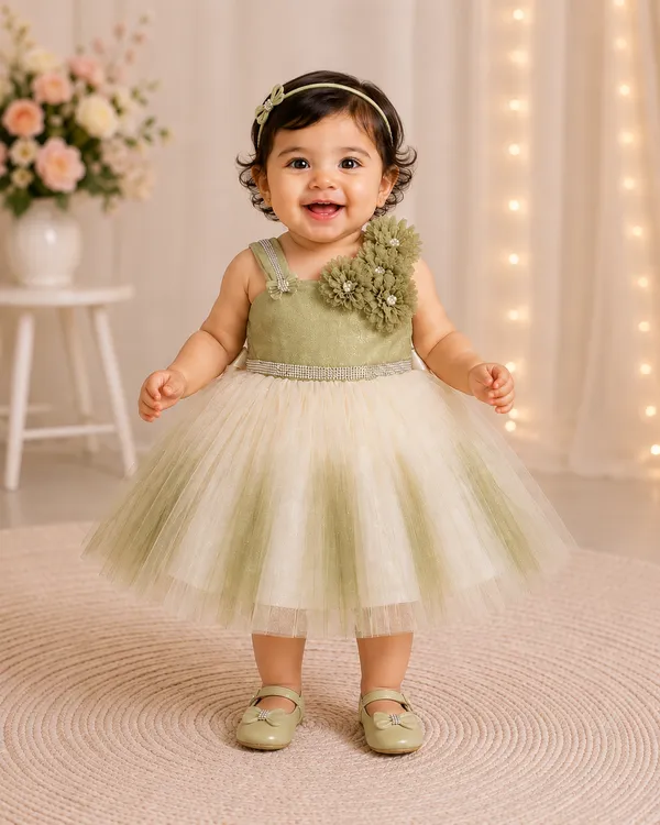 Green_Ombre_Floral_Princess_Party_Wear_Dress