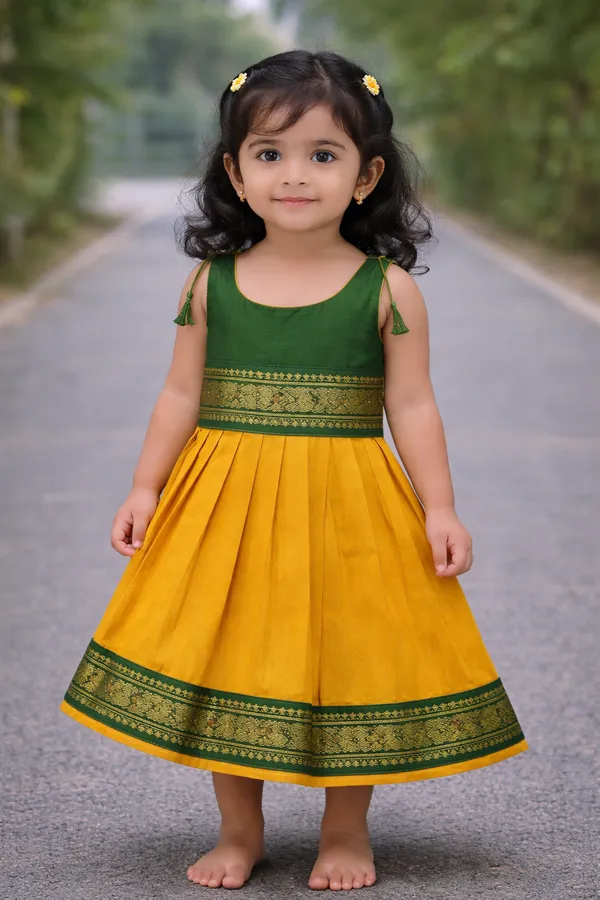Green_Traditional_Sleeveless_Pattu_Pavadai_Ethnic_Dress_For_Baby_Girls