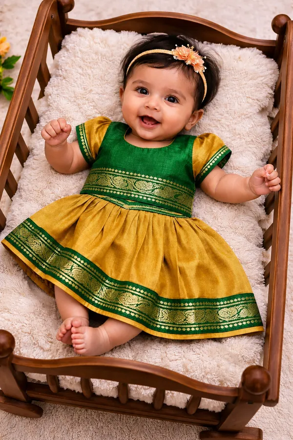 Green_Traditional_Sleeveless_Pattu_Pavadai_Ethnic_Dress_For_Baby_Girls