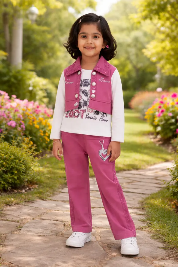 Girls_Three-Piece_Outfit_Set_With_Vest,_Top,_And_Pants