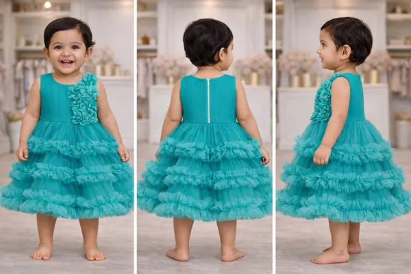 Girls_Turquoise_Tiered_Ruffle_Party_Dress