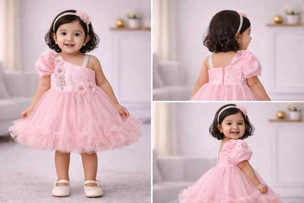 Pink_Tulle_Flower_Girl_Dress_With_Embellished_Shoulder