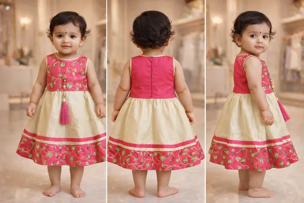 Pink_And_Cream_Embroidered_Floral_Dress_For_Baby_Girls