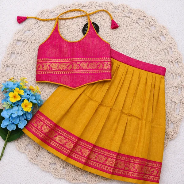Pink_Traditional_Pattu_Pavadai_Ethnic_Dress_For_Baby_Girls
