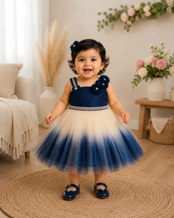 Navy_Blue_Ombre_Floral_Princess_Party_Wear_Dress