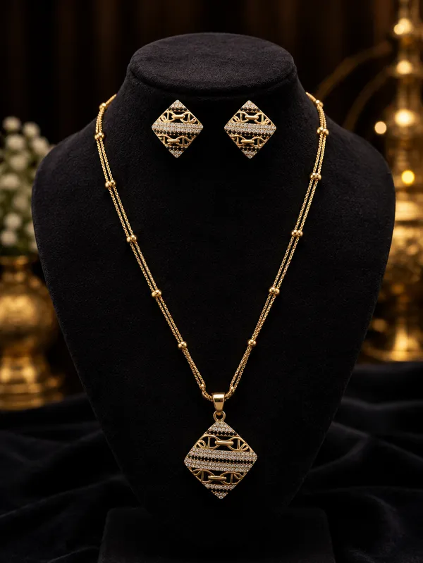 Noir_Luxe_Pendant_AD_Necklace_Set