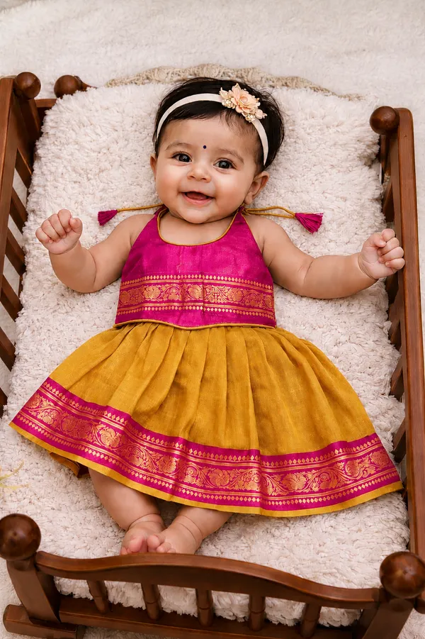 Pink_Traditional_Sleeveless_Pattu_Pavadai_Ethnic_Dress_For_Baby_Girls