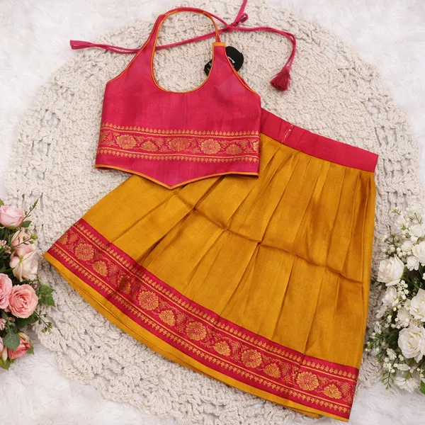 Pink_Traditional_Sleeveless_Pattu_Pavadai_Ethnic_Dress_For_Baby_Girls