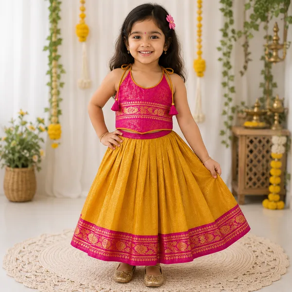Pink_Traditional_Sleeveless_Pattu_Pavadai_Ethnic_Dress_For_Baby_Girls