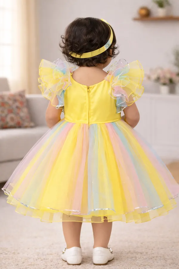 Pastel_Rainbow_Tulle_Party_Dress_For_Baby_Girls_With_Matching_Headband
