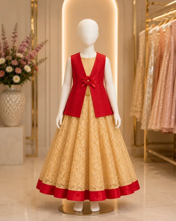 Royal_Gold_&_Red_Party_Wear_Gown_for_Girls_(Clearance_Sale)
