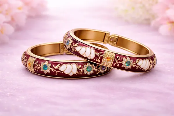 Beautiful_Anti_Tarnish_Meenakari_Kadas_For_Kids_-_Set_Of_2