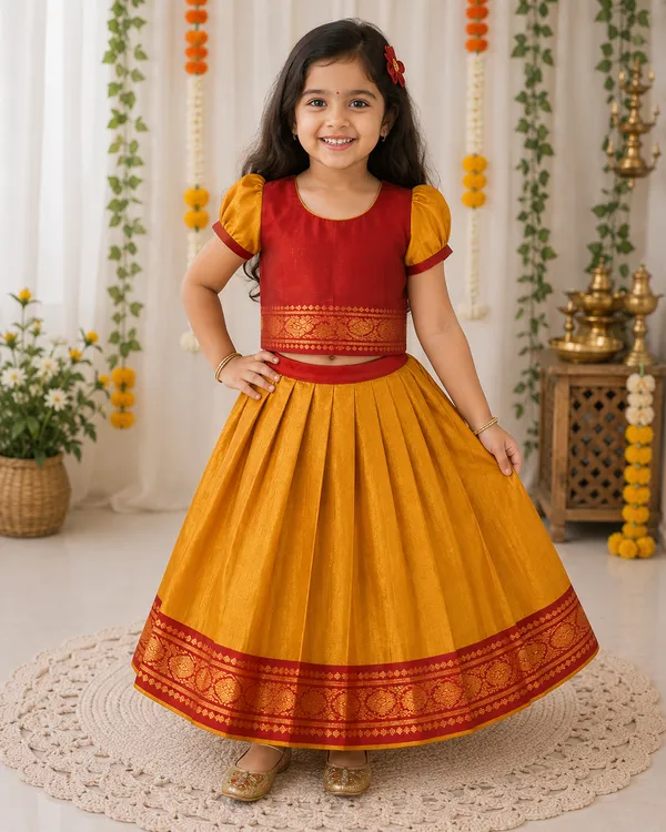 Red_Traditional_Pattu_Pavadai_Ethnic_Dress_For_Baby_Girls