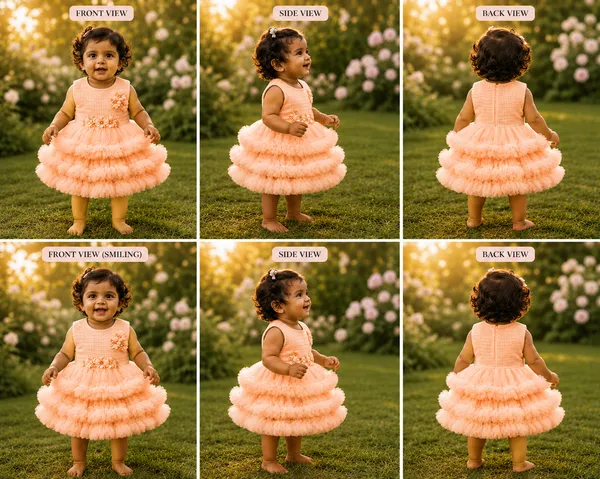 Girls_Peach_Princess_Party_Wear_Frock