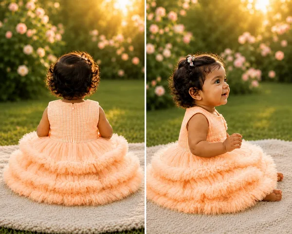 Girls_Peach_Princess_Party_Wear_Frock