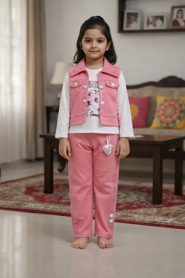 Girls_3-Piece_Pink_Denim_Jacket_And_Pants_Set