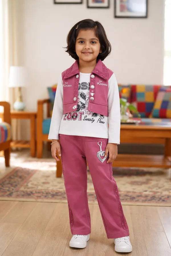 Girls_Three-Piece_Outfit_Set_With_Vest,_Top,_And_Pants