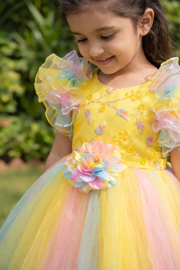 Pastel_Rainbow_Tulle_Party_Dress_For_Baby_Girls_With_Matching_Headband
