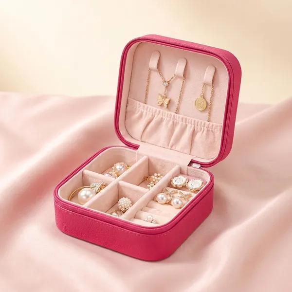 Rani_Pink_Travel_Jewelry_Organizer_Box_With_Compartments