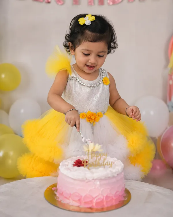 Yellow_&_White_Ruffle_Tulle_Sparkle_Princess_Party_Wear_Dress