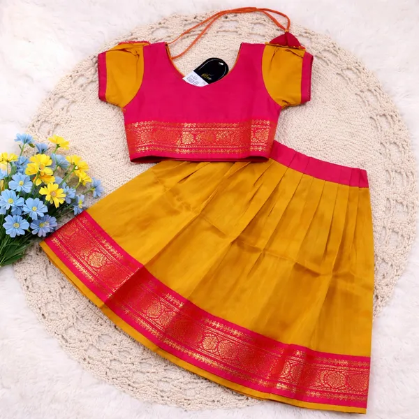 Pink_Traditional_Pattu_Pavadai_Ethnic_Dress_For_Baby_Girls