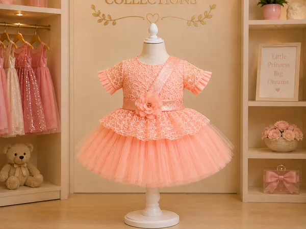 Peach_Floral_Tulle_Princess_Party_Wear_Dress